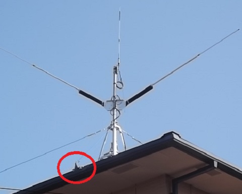 床面積の小さい通信単管アンテナ タワー